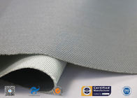 One Side Silicone Coated Glass Cloth , 100g E Glass Silicone Coated Polyester Fabric