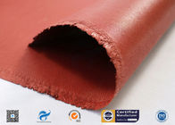 0.75 mm Red Silicone Coated High Silica Cloth Heat Resistant
