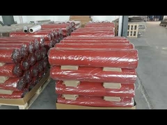 Tessuto in fibra di vetro rivestito in gomma siliconica ignifuga a doppia faccia