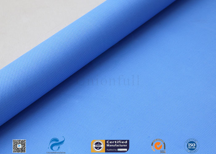 15.6oz Blue Silicone Coated Fiberglass Fabric Generator Electrical Insulation