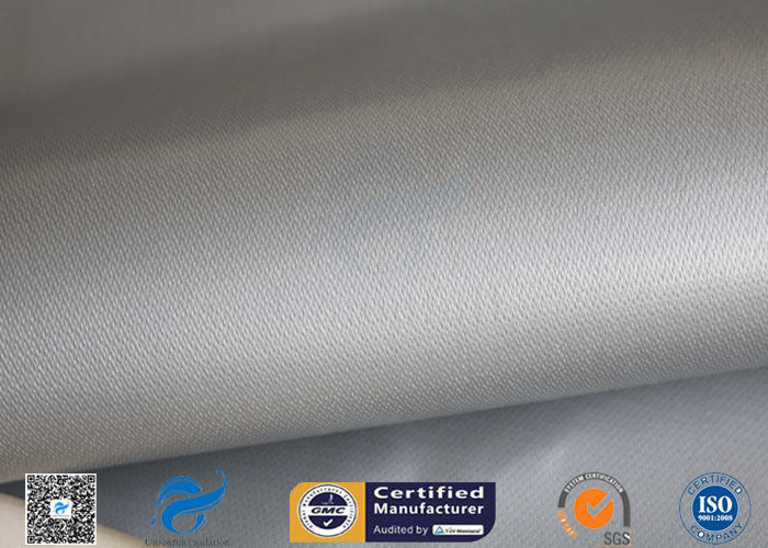 Chemical Resistant Grey Silicone Coated Fiberglass Fabric Electric Insulation